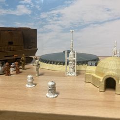 IMG_1280.jpg Star Wars Diorama Lars homestead for Action Fleet and MIcro Galaxy collection