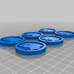 67117836c451f35676ccaf3a96eb8e3b.png Free STL file Imperial Fists Objective Markers・3D printing template to download