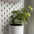 Planter-white.jpg Ikea SKÅDIS Pegboard simple planter