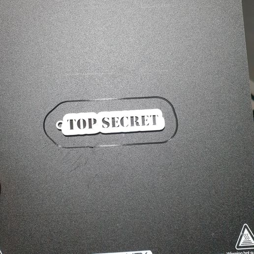 🔝 top secret key ring 3D model・ STL File for ・Cults