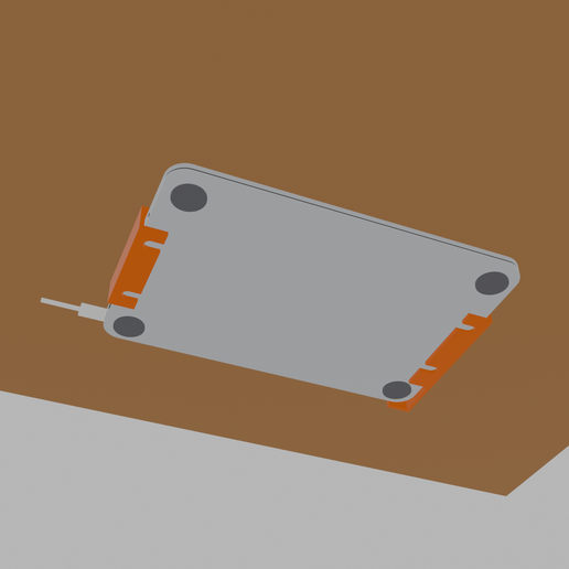 Under-Desk Mount + Vertical Stand for MacBook Neo | Official Dimensions, Ports Stay Free, No Supports