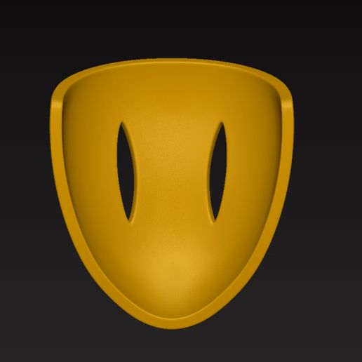 🥳 Yellow Mask・ STL File for 3D printing・Cults