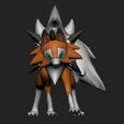 lycanroc-dusk.jpg Pokemon - Lycanroc Dusk with 2 poses