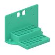 003_02.jpg Archivo STL gratis Portaherramientas para brocas eléctricas 40pcs con conectores 003 I para tornillos o tablero de clavijas・Objeto de impresión 3D para descargar
