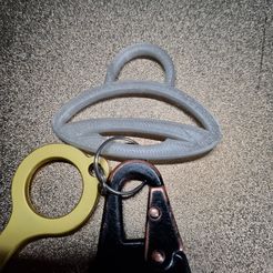 3D file Keychain Carabiner // llalavero Mosqueton・3D printable model to  download・Cults