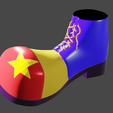 clown_shoe.png Halloween circus carnival animatronic replacement clown shoes boots