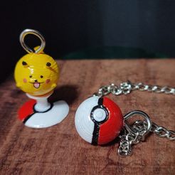 IMG_20230129_193344.jpg Fichier OBJ gratuit PokeBall & PokeBallseat & PikachuBall・Design imprimable en 3D à télécharger