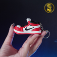 5.png Free Nike Jordan Keychain  Urban Vibes STL – FDM/ No AMS/ 3MF Ready! 🏀🔑