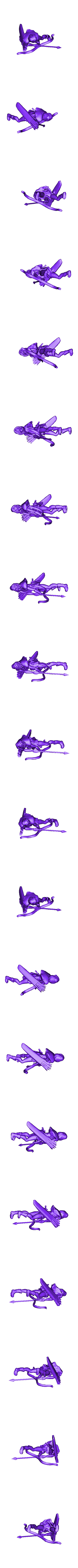 BanditArcherStanding1.stl Gloomhaven Bandit Archer