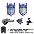 TFA-PRIME-TN.jpg Unmasked and Masked Heads, Watergun, Grappling Hook and Tread Height Boosters for Legacy United Voyager Animated Optimus Prime