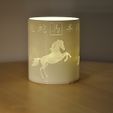 Horse_web.jpg Horoscope Tealight Cover Horse