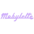 Logo_mobylette.stl Mobylette side housing monogram (logo)