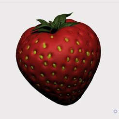 strawberry.jpg 3D PRINTABLE STRAWBERRY
