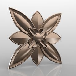 Rozetka_020.jpg Free STL file Vintage mouldings for old classic apartments cnc art router machine 3D printed・3D printing idea to download