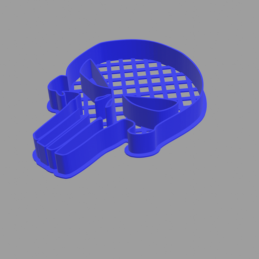the-punisher.png Télécharger fichier STL Le coupeur de biscuits Punisher • Modèle imprimable en 3D, cesar_sanmartin