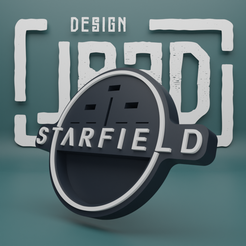 Holder2.png STL file Starfield USB/SD holder.・Template to download and 3D print