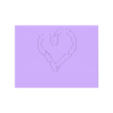 minimalistic_heart.stl Camera cover 8 bits style pack(3pcs)