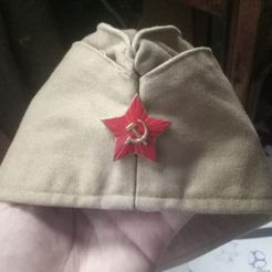 WhatsApp-Image-2022-01-20-at-16.22.42.jpeg OBJ file Red Army Pilotka Star・3D print design to download, SteelWaffenKammer
