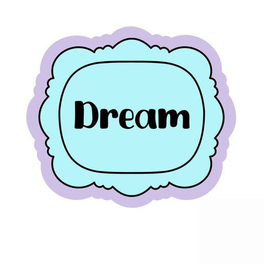 Custom Name Frame Cookie Cutter STL – Personalized Plaque 3D Print File