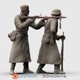 23432432.jpg German Soldiers in a coat with mg 38 and 98k mauser rifel