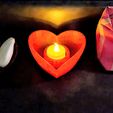Heart-Lit-in-Dark.jpg Heart Shaped LED Tea Light Holder