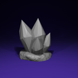CrystalCluster_LC_Thumbnail.png Crystal Cluster LC - Fantasy RPG Terrain, Magic Crystal Diorama Scatter, STL Model