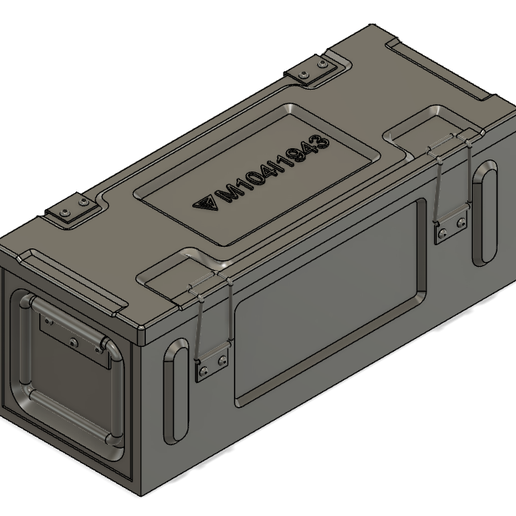 STL file British M104 ammunition box 📦 ・3D printable model to download ...