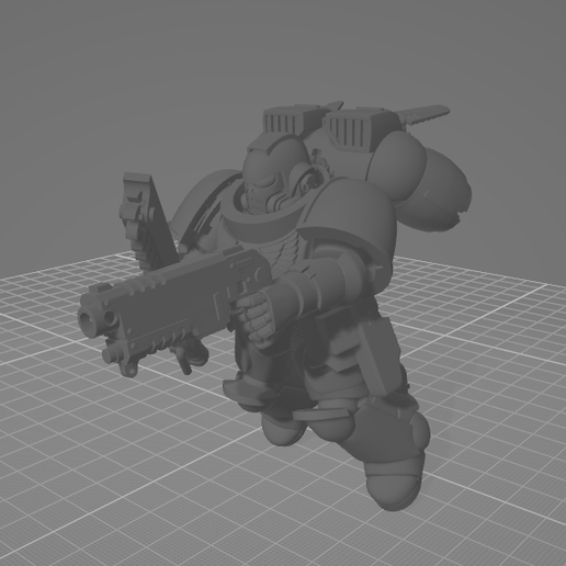 Archivo 3D Space warriors assault intercessors with JUMPACK!!! (MODULAR ...
