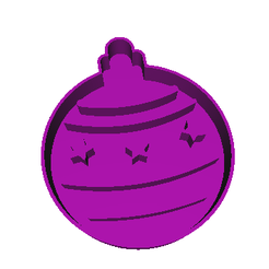 emporte pièce boule de noel.png Archivo STL Llévate la pelota de Navidad・Modelo para descargar y imprimir en 3D