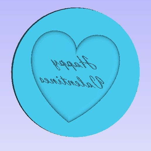 Valentine's Day Mold 3D model