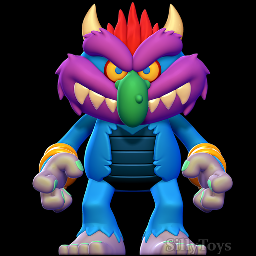 My Pet Monster 3D File for 3D printingCults