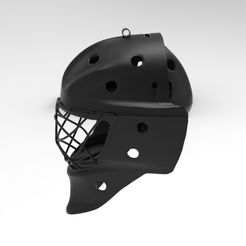 Mask1.55.jpg Goalie Mask Keichain - helmet