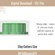 3.png Seashell Clay Cutter Digital STL File for Polymer Clay | DIY Jewelry and Cookie Making Tool | 5 sizes | model 02