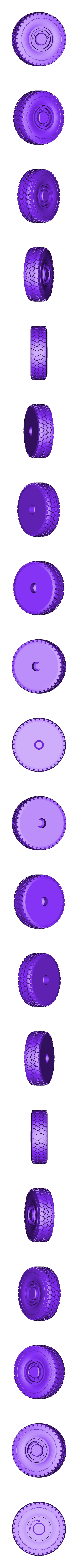 Bushmaster MRAP 2010 Right Wheel x3.stl Bushmaster MRAP 2010