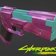 Render3.jpg Pistol Of Rebecca 3D Print Model Cyberpunk Edgerunner