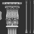 82-ZBrush-Document.jpg 90 classical columns decoration collection -90 pieces 3D Model