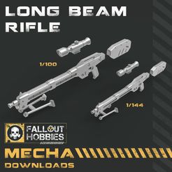 FOH-Mecha-Beam-Rifle.jpg Archivo 3D 1/100 1/144 Rifle de haz largo Mecha・Diseño de impresión en 3D para descargar