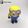 Flexi-Town-Bob-the-Minion,-I5.png Flexi Bob the Minion, Minions Collection, Articulated fidget figure, 3mf included