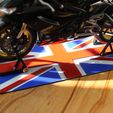 IMG_1792.JPG motorcycle model mats + stands 1:10 Union jack