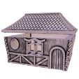 4.png Cartoon style Architecture - Corner aframe house