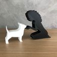WhatsApp-Image-2023-01-20-at-17.08.56.jpeg Girl and her Chihuahua(wavy hair) for 3D printer or laser cut