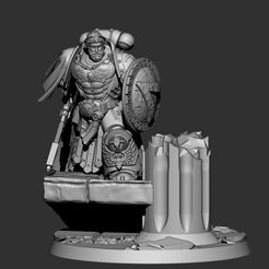 capi1.jpg Fichier STL gratuit capitaine spartiate 75mm 40k (FIXE)・Design imprimable en 3D à télécharger
