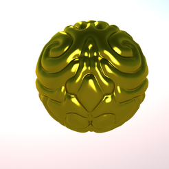 Royal-Gold-Ball3.png STL file Ancient golden Pokéball・3D print design to download