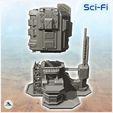 5.jpg Sci-Fi industrial structure with chimney and energy blocks (17) - Future Sci-Fi SF Infinity Terrain Tabletop Scifi
