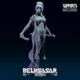 01.jpg Girl Assassin with Katana in dynamic pose - two versions 3D print model