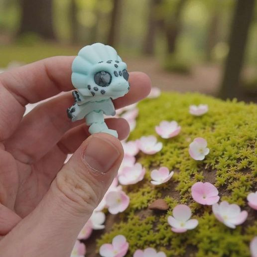 3D Tinys Baby Triceratops - 3D model önizlemesi