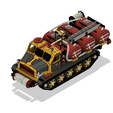 2241bb1b-8381-49fb-aa3f-75f5b0862017.png Yellow Artillery Tractor Fire Truck with Movements