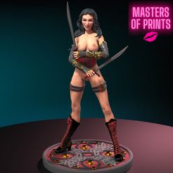 1.jpg Archivo STL SEXY WARRIORS - Tami - NSFW - EROTIC MINIATURE 75 MM SCALE・Diseño de impresora 3D para descargar