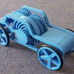 coche.jpg Archivo STL Gear of Wheels/Ruedas de Engranajes・Plan imprimible en 3D para descargar
