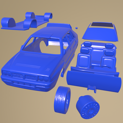 a07_005.png STL-Datei Lancia Delta Integrale Martini 1992 Auto zum Ausdrucken in Einzelteilen・Modell zum Herunterladen und 3D-Drucken